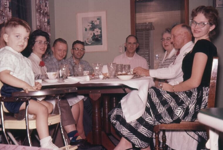 Sitting Down for Family Dinners