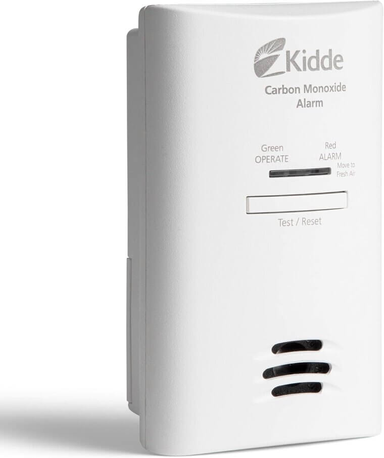 Kidde CO Detector with Battery Backup & Hush Button 