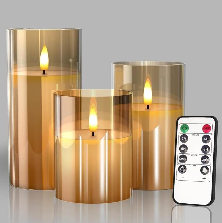 LED Flameless Candles with Remote & Timer - Perfect for Any Occasion - Now 13% Off!