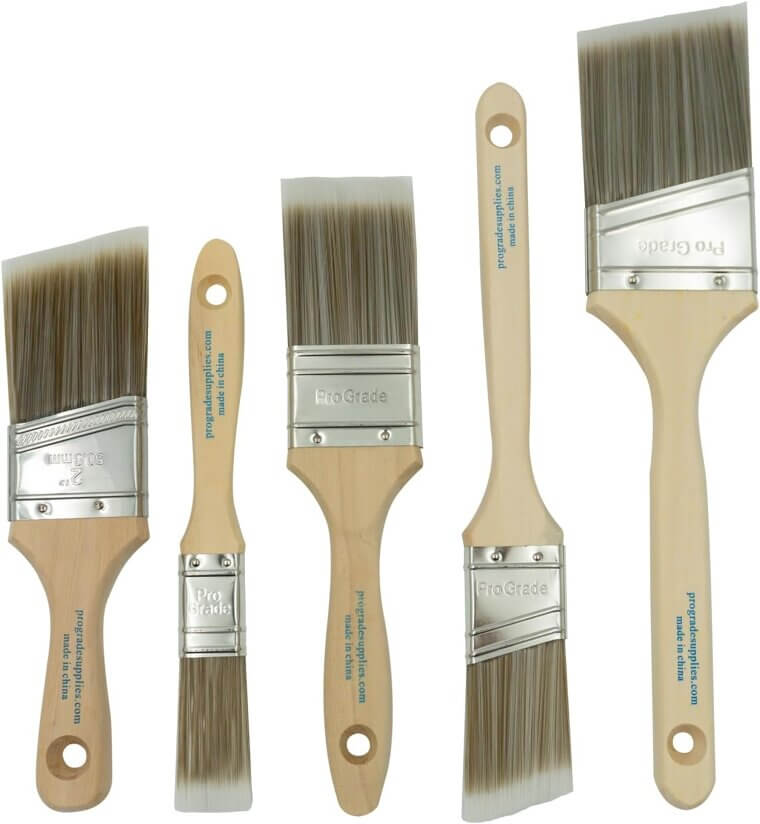 Pro Grade Paint Brushes - Essential 5-Piece Set for Home Improvement - Now 37% Off!