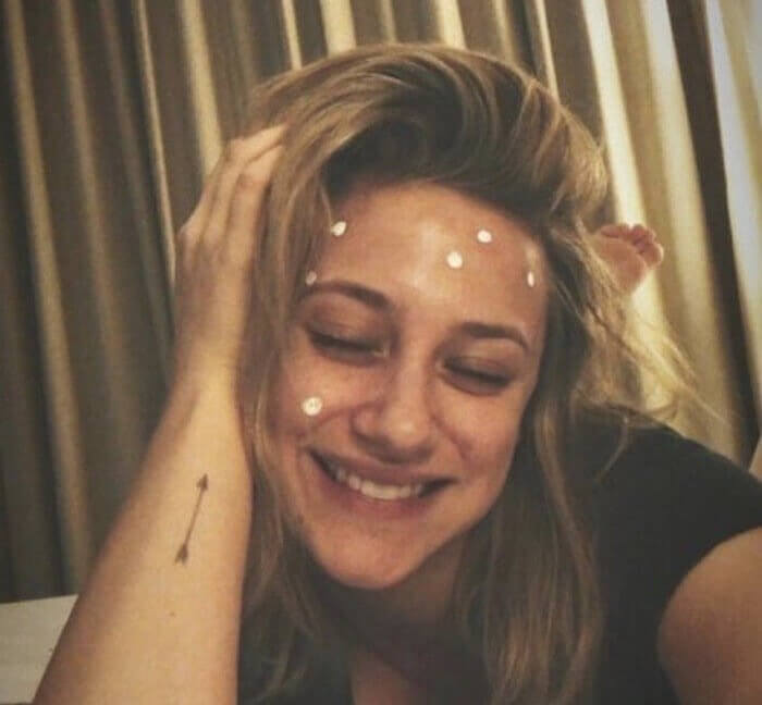 Lili Reinhart On Acne