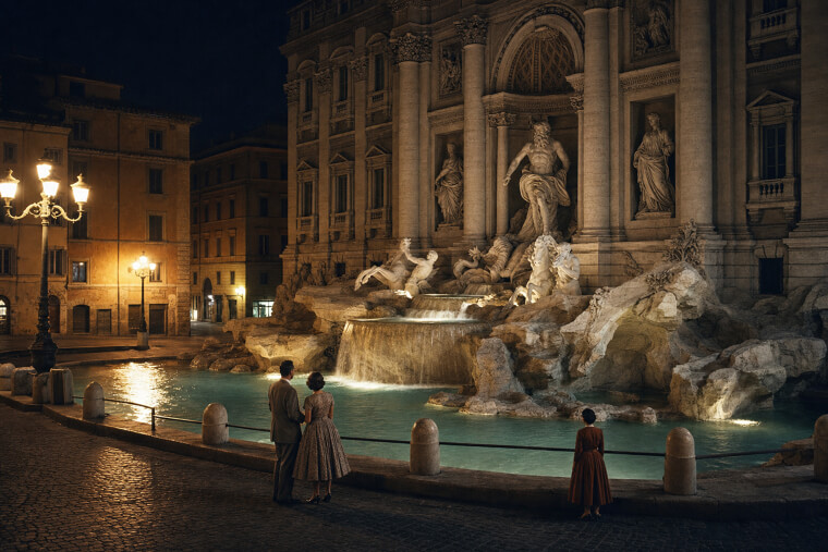 Rome's Trevi Fountain Had Breathing Room