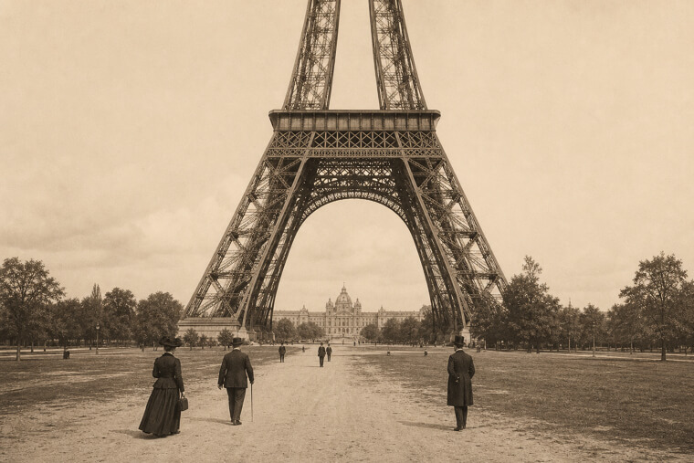 Paris's Eiffel Tower, No Lines in Sight