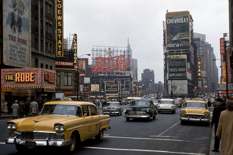 Times Square When It Was Just Traffic