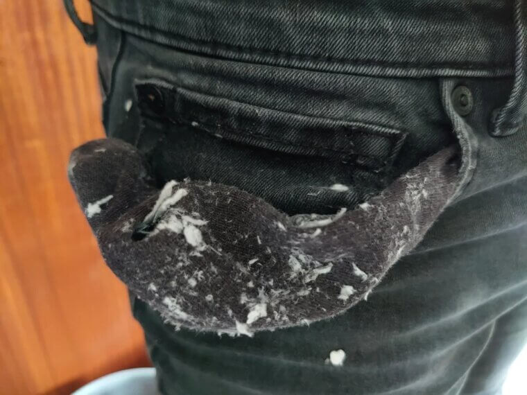 Not Emptying Pockets