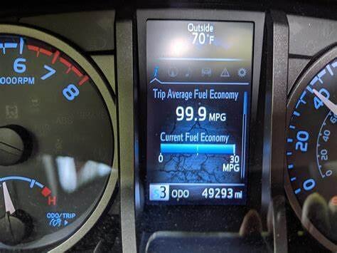 Digital Fuel Economy Displays
