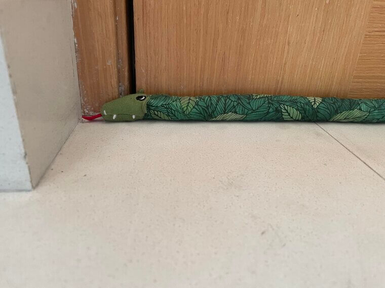 DIY Door Draft Stoppers