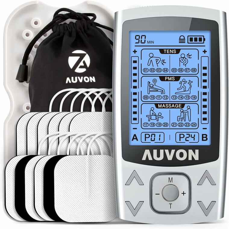 Experience Relief With AUVON TENS EMS Unit - Versatile Pain Solution - Enjoy 31% Off!