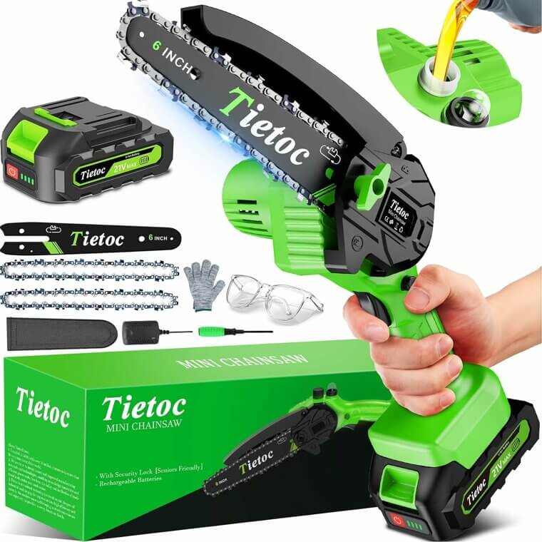 Powerful Mini Electric Chainsaw for Effortless Wood and Tree Trimming - Enjoy 28% Off!