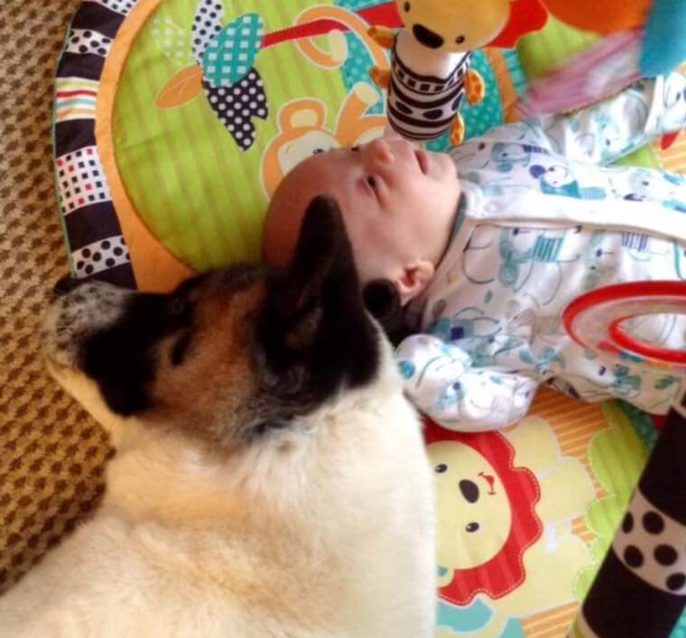 Ecstatic To See Baby Brother