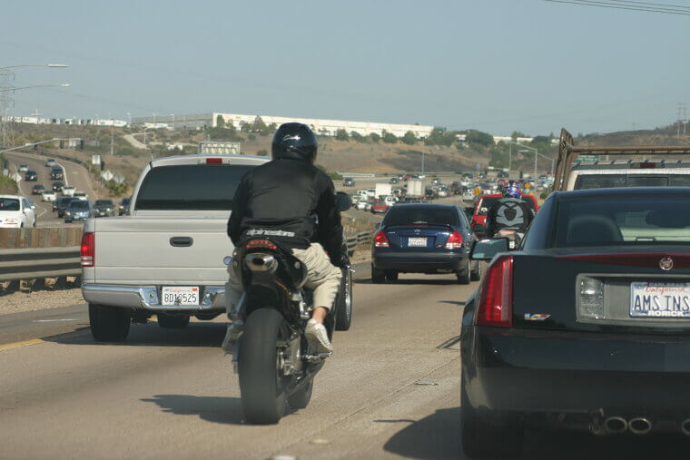 Lane Splitting for Motorcycles (Sometimes Legal)