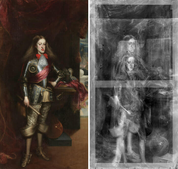 Multiple Portraits Of Charles II Of Spain