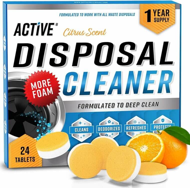 Garbage Disposal Cleaner - Fresh Citrus Scent, 1 Year Supply