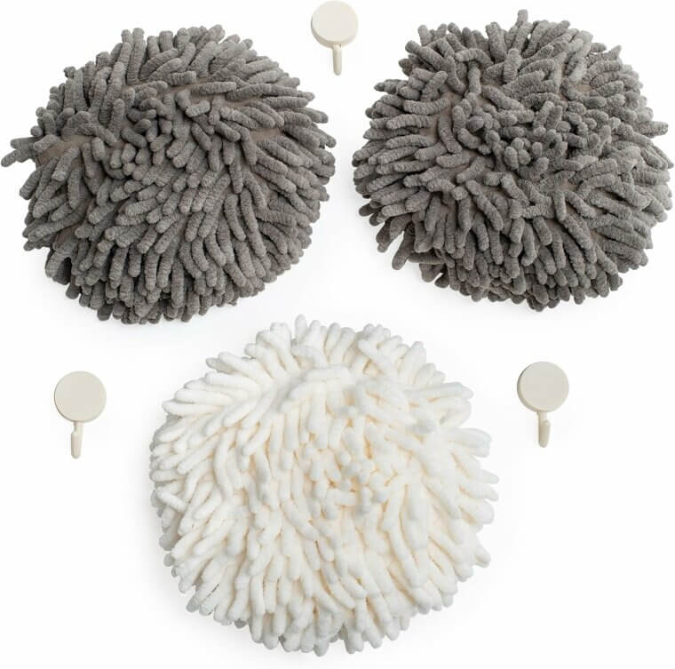 Fluffy Puffins Towels - Quick Drying Microfiber Set