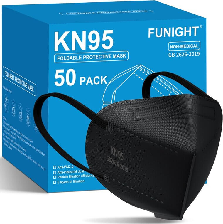 Funight KN95 Masks - Comfortable & Eco-Friendly Protection - 22% Off!