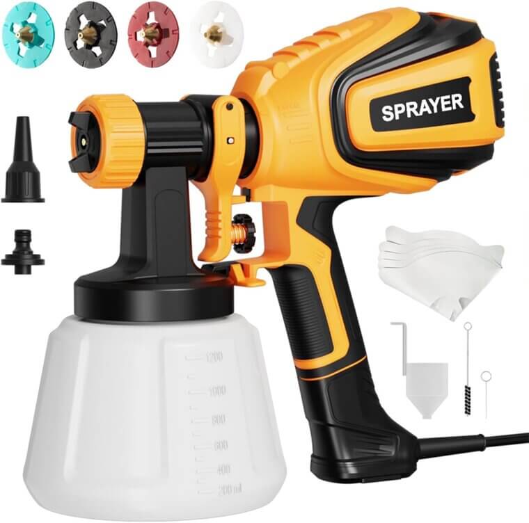 VONFORN Paint Sprayer - Perfect for Home Projects - Enjoy 38% Off!