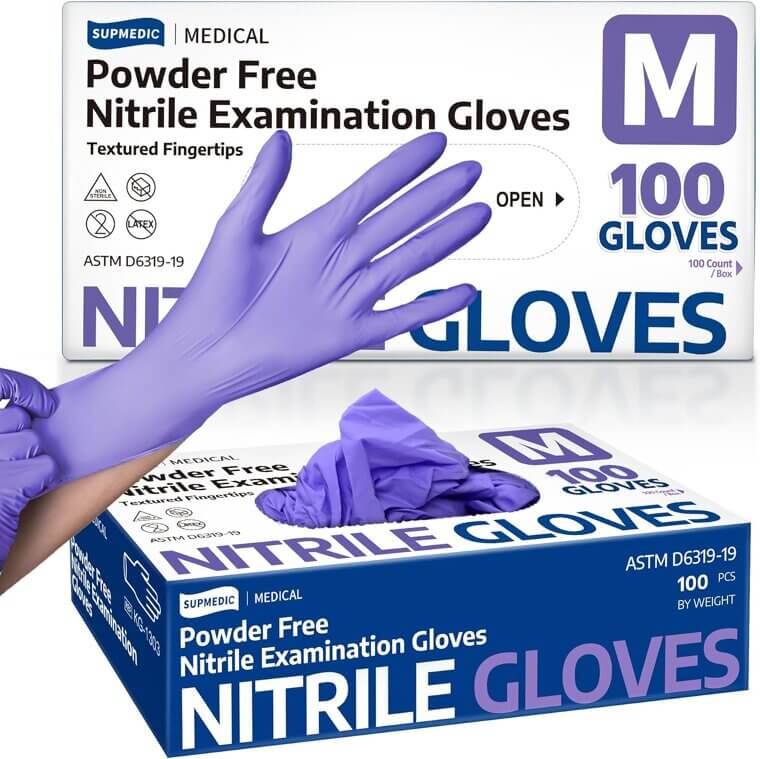 Medical Soft Max Gloves - Latex-Free, Chemo Rated, Food Safe