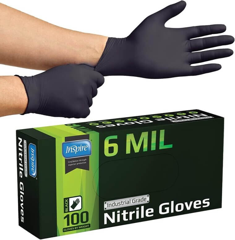 Inspire Nitrile Gloves - Heavy Duty Protection for All Tasks - Now 15% Off!