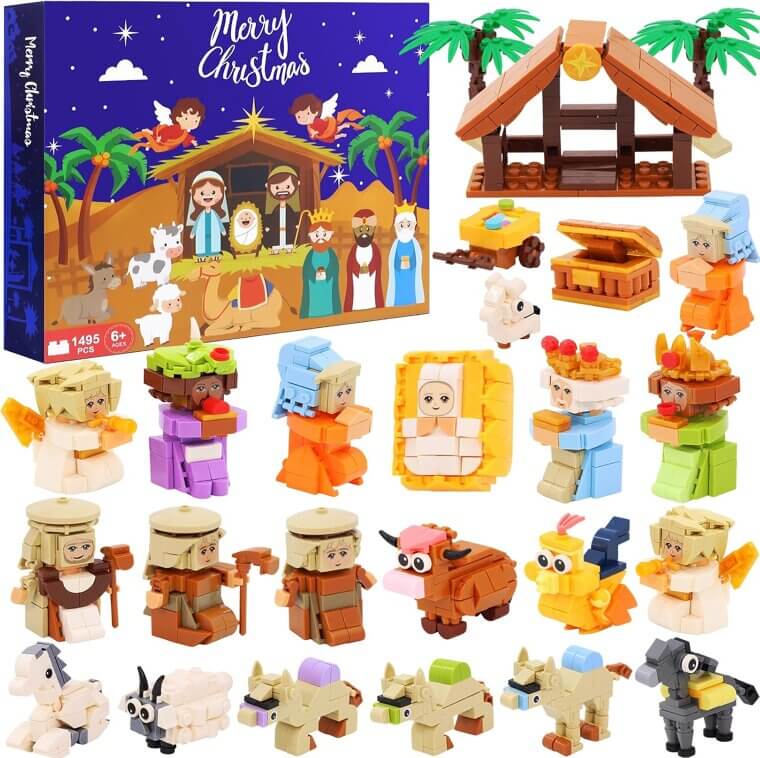 Nativity Advent Calendar - 24 Days of Christmas Fun for All Ages - Now 24% Off!