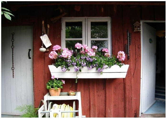 Attach Some Flower Boxes To A Shed Or Home
