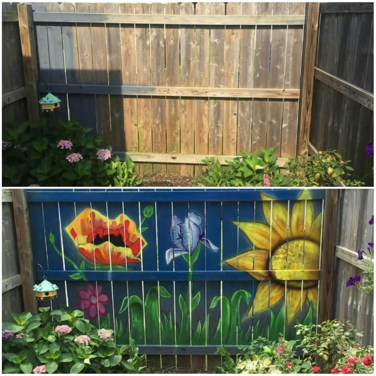 Add Some Color To Your Backyard With A Mural