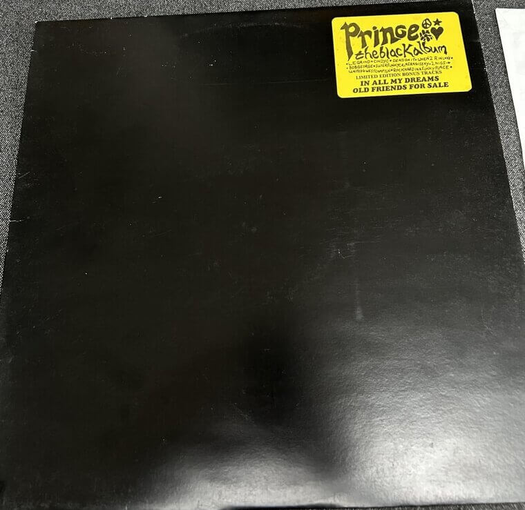 3. Prince, The Black Album