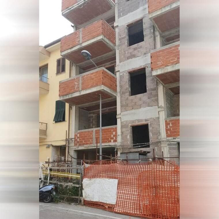 A Lamp Post Through the Balcony