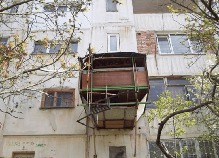 When You Try to Build Your Own Balcony