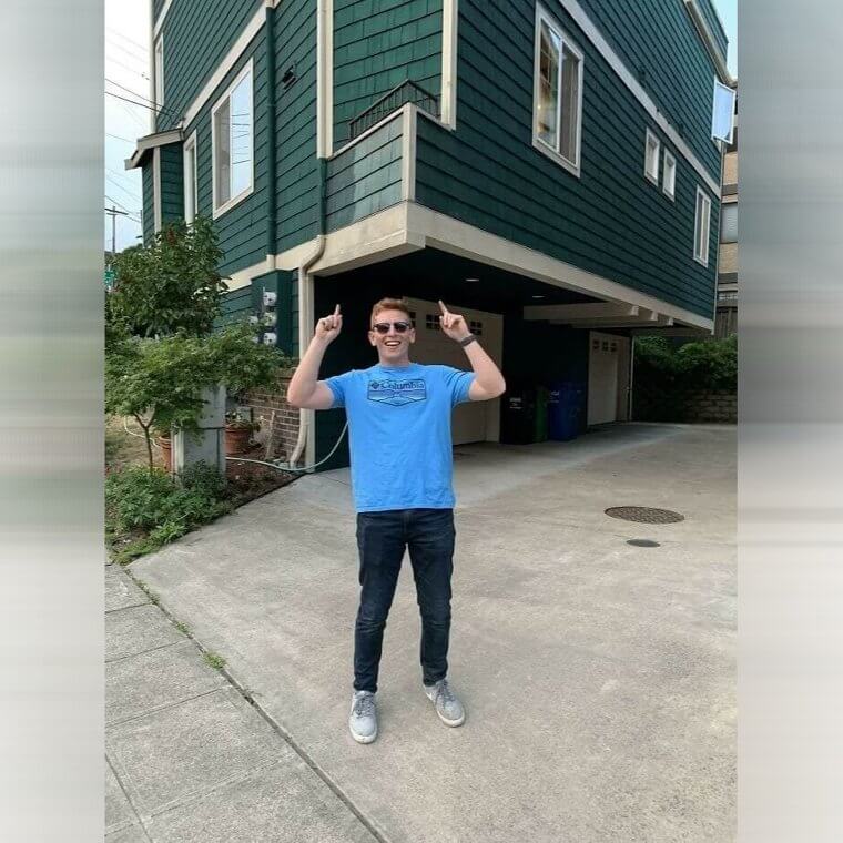 A Tiny Balcony on the House Corner