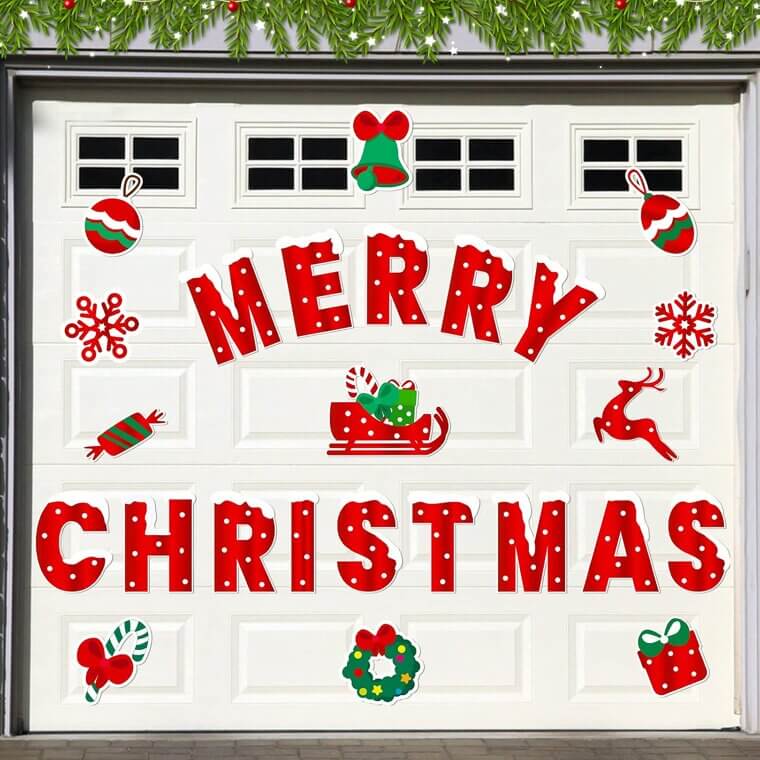Christmas Door Magnets for Festive Cheer - 