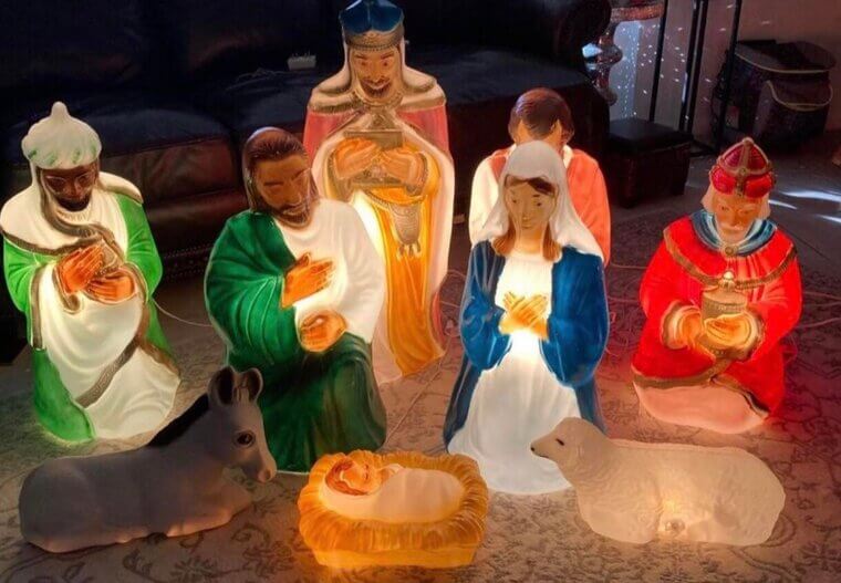 General Foam Life-Size Blow Mold Nativity Scene - Up to $3,000