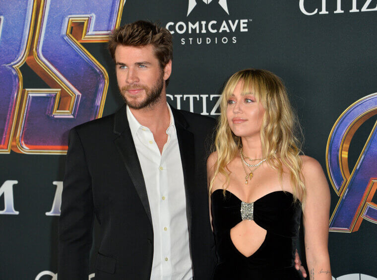 Miley Cyrus and Liam Hemsworth