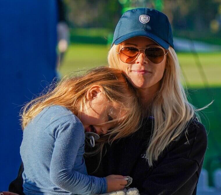 Elin Nordegren and Tiger Woods