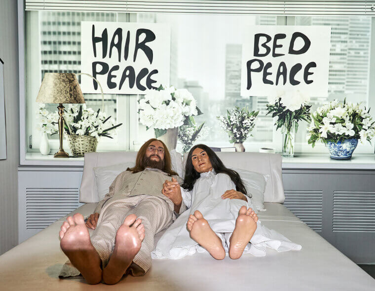 Yoko Ono and John Lennon