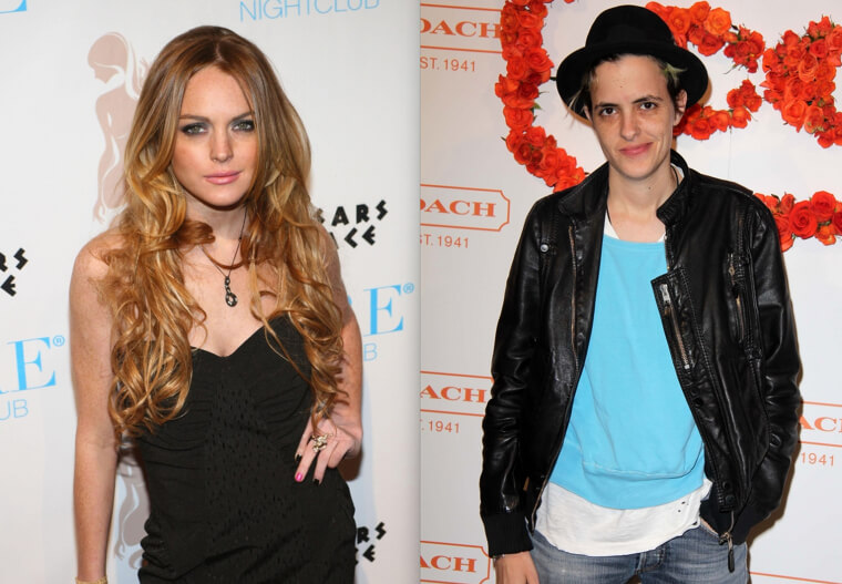 Lindsay Lohan and Samantha Ronson