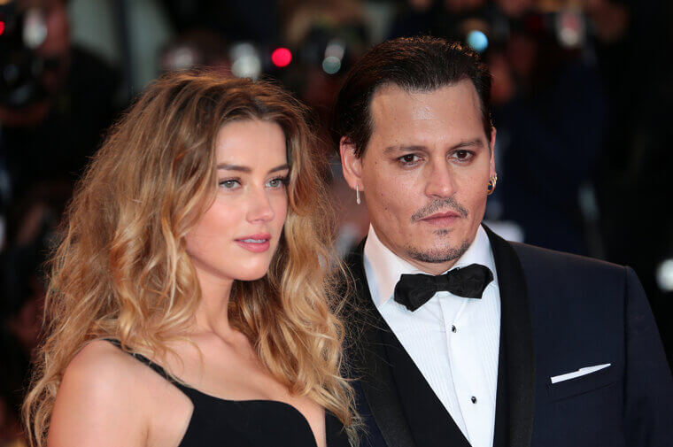 Amber Heard and Johnny Depp