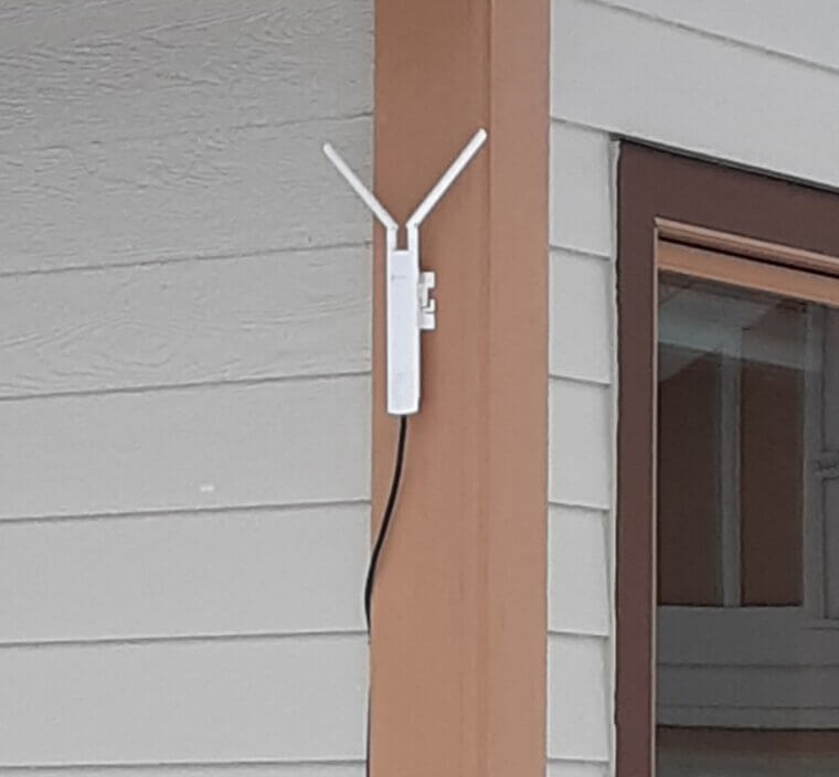 A Weatherproof Outdoor Wi-Fi Extender, so You Can Host a Backyard Family Movie Night or an Epic Karaoke Evening Without the Signal Dropping Out.