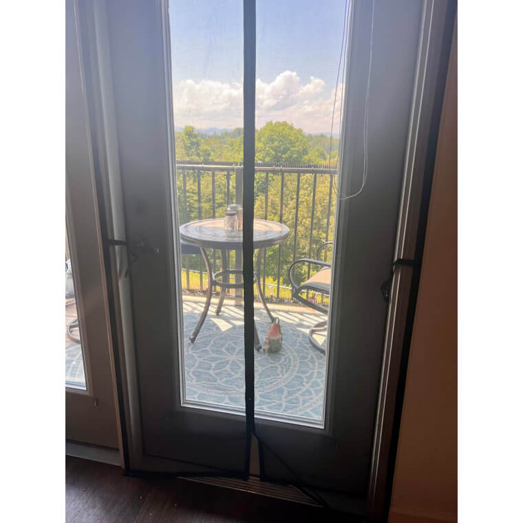 A Hands-Free Magnetic Screen Door That Lets the Fresh Air in While Keeping Annoying Bugs Completely Out.