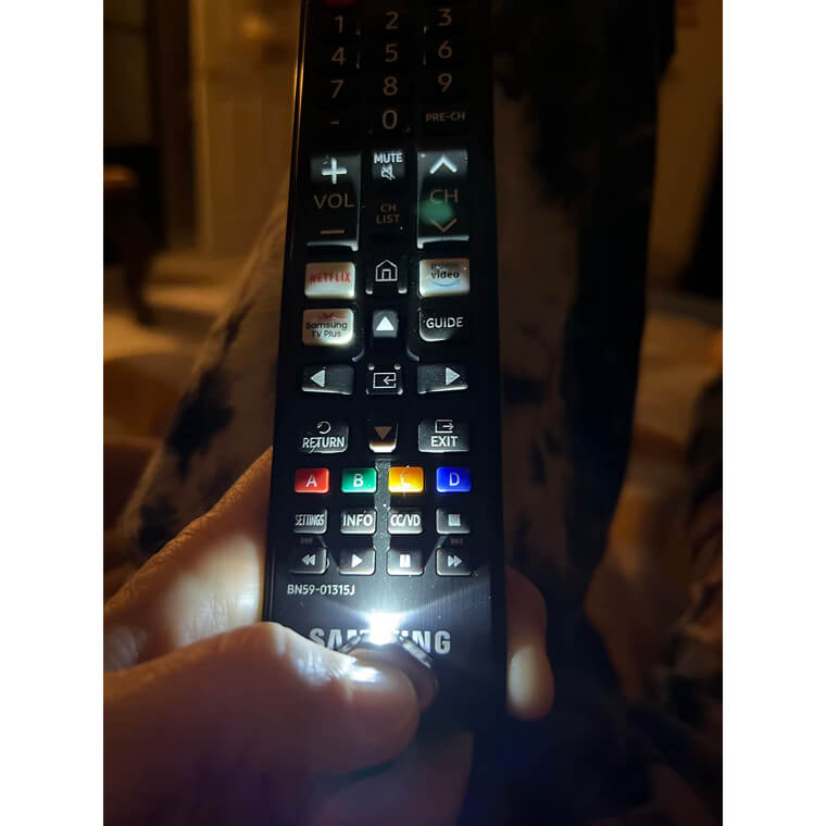 An Tiny LED Light That Easily Attaches to Any Surface Imaginable, Like Your Keychain, Your Dog's Leash, or Your Television Remote.