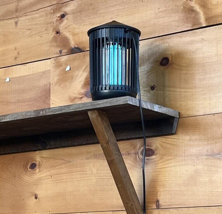 A Powerful Electric Insect Zapper That Keeps You From Becoming a Backyard Buffet for Pests While You Relax Outside or Inside.