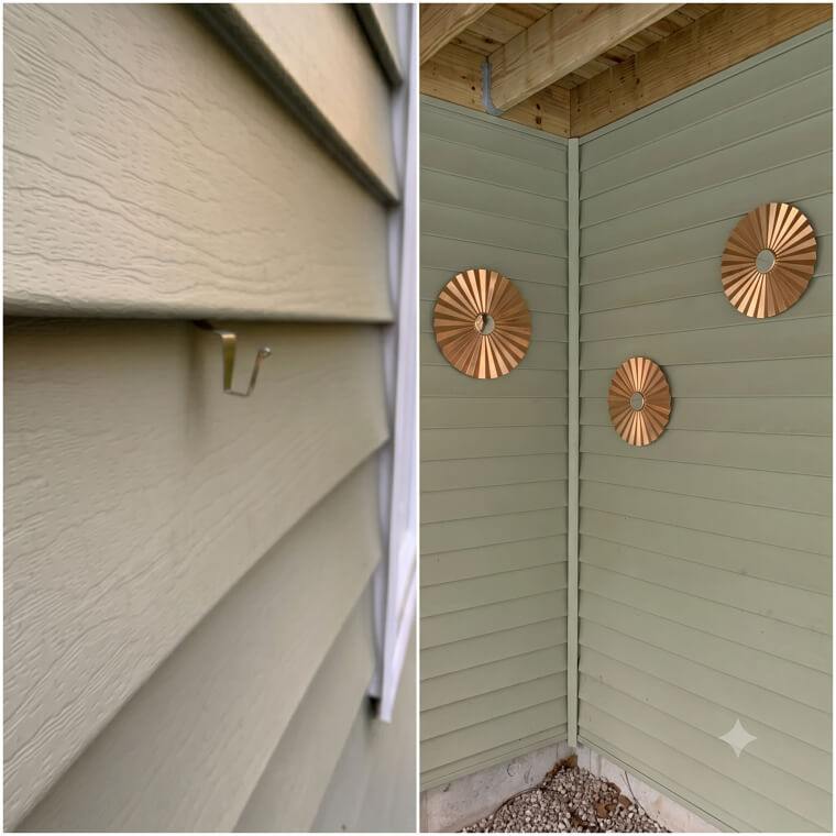 A Pack of No-Drill Vinyl Siding Hangers so You Can Spruce up Your Home's Exterior Without Permanently Damaging Your Walls.