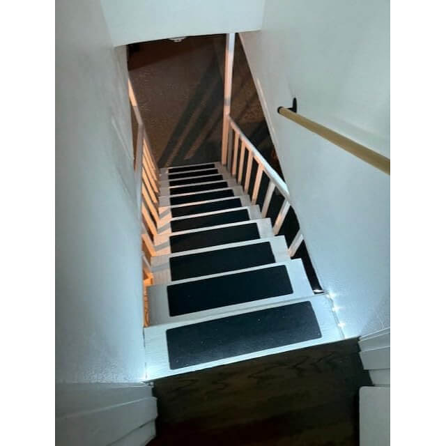 Non-Slip Stair Treads to Instantly Give Your Slippery Porch or Deck Steps Some Heavy-Duty Traction. Perfect for Rainy Days or Icy Mornings.