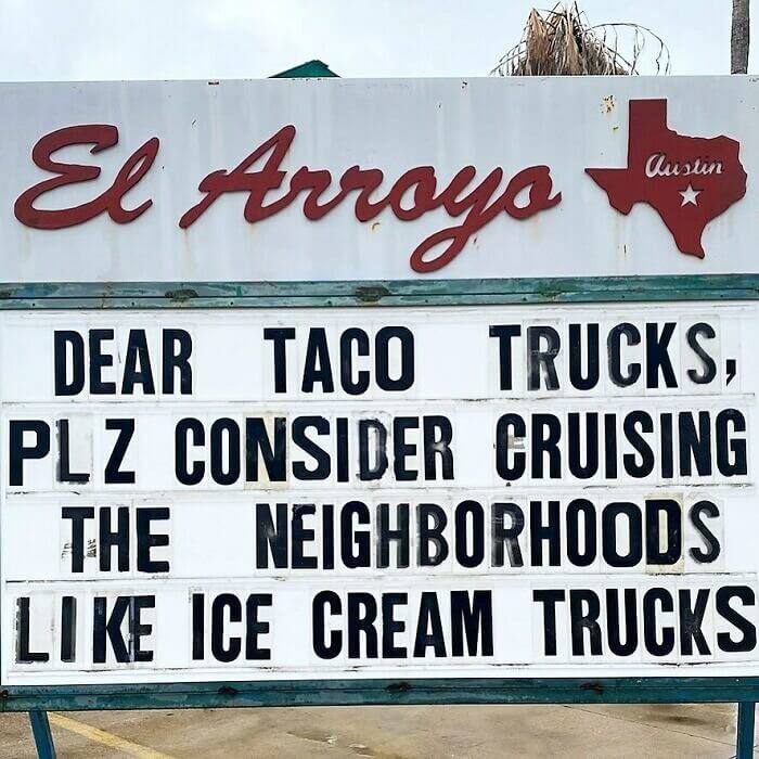 A Message to the Taco Trucks