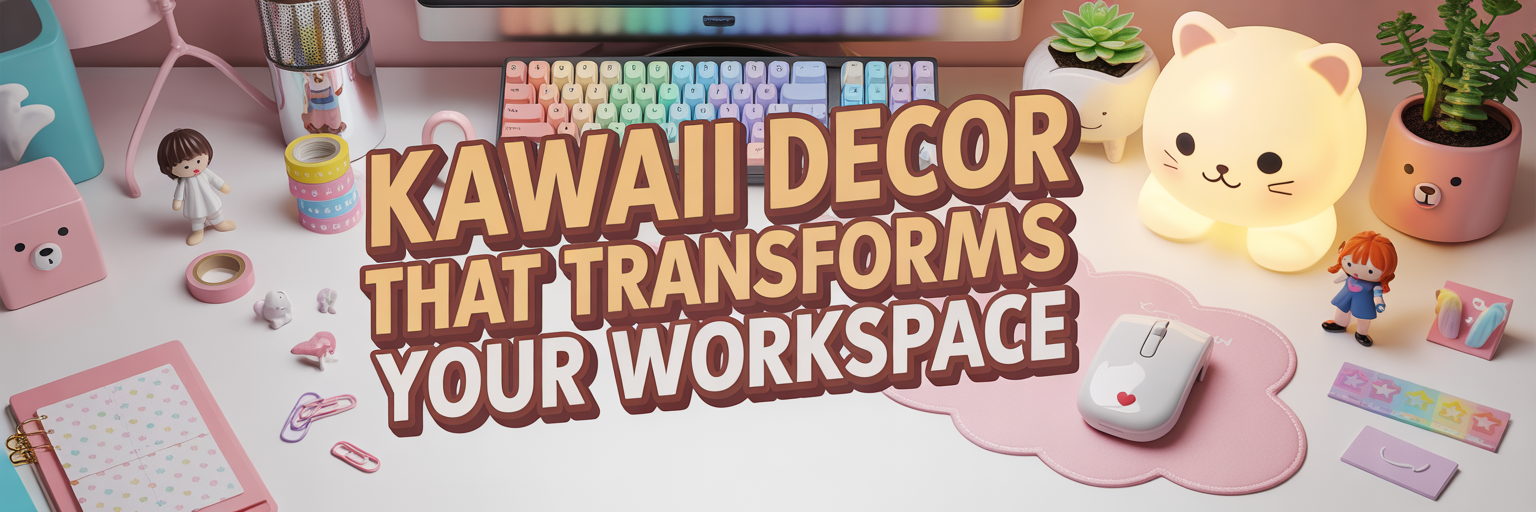Transform Your Workspace With Adorable Kawaii Decor