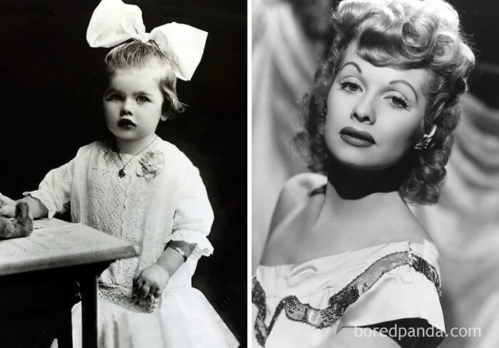 Lucille Ball Looked Exactly Like A Porcelain Baby Doll