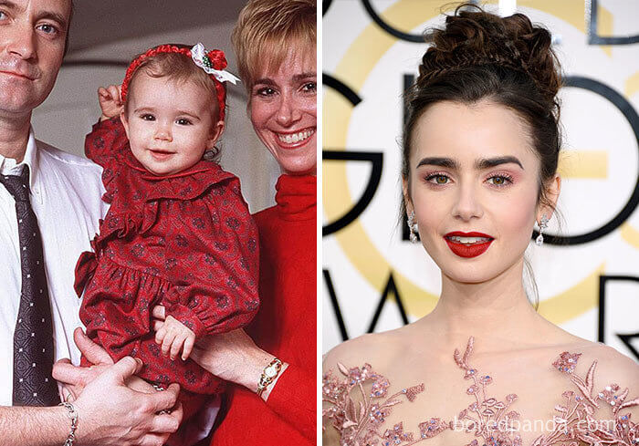 Lily Collins Is The Mirror Image Of Her Mother
