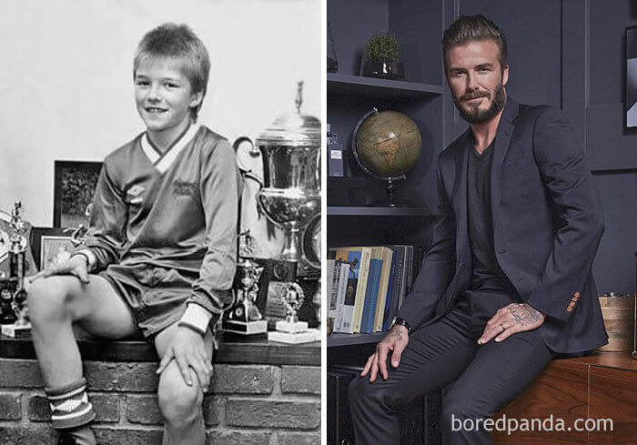 Before David Beckham Was A Professional Footballer He Was Winning Junior Championships