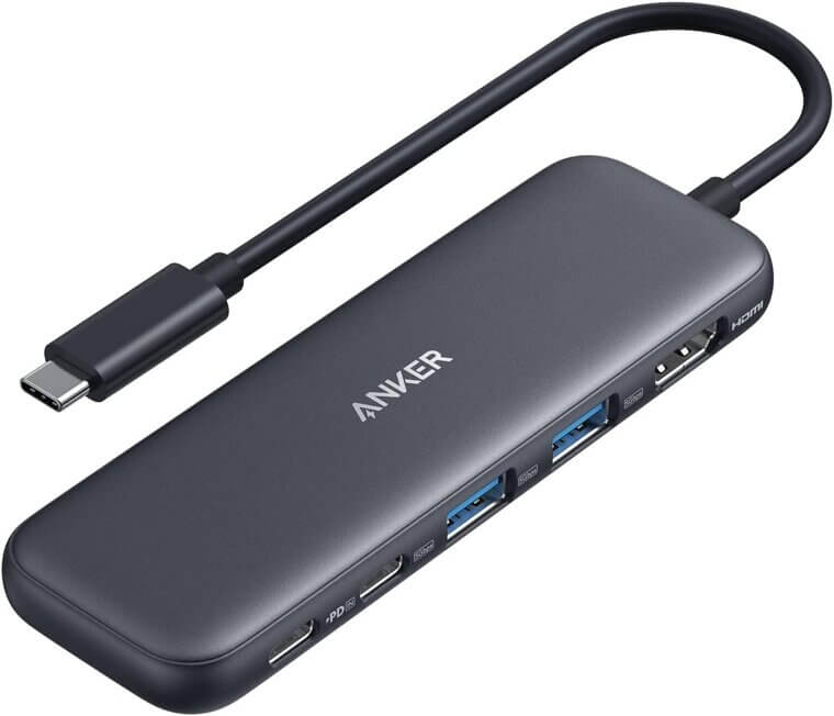 Anker USB C Hub: 5-in-1 Splitter for 4K Display and Fast Data - 20% Off!