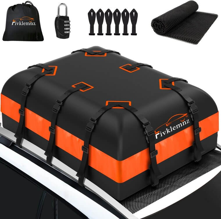 FIVKLEMNZ Cargo Carrier - Waterproof Roof Bag for All Cars! - 27% Off!
