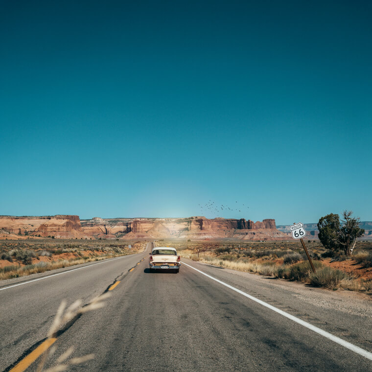 Cruising Along Historic Two-Lane Scenic Byways
